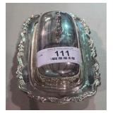 Vintage Ornate Silver Serving Piece