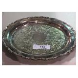 Vintage Ornate Silver Serving Piece