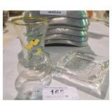 Vintage Ashtray & Bud Vase