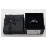 Sterling Silver Antique Sapphire Ring