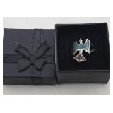 Sterling Silver Native American Thunderbird Ring