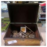 Ornate Map Box & Contents