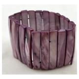 Unique Purple Shell Bracelet