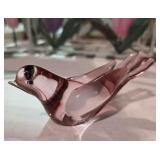 Glass Bird Paperweight