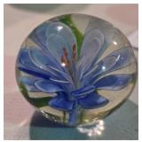 Ornate Glass Paperweight