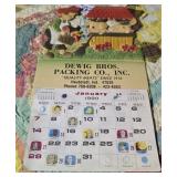 Vintage Dewig Calendar