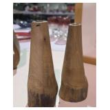 MCM Teak Bud Vases
