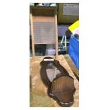 Miniature Washboard & Candleholder