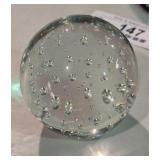 Ornate Glass Paperweight
