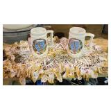 Doilies & Vintage Mugs