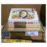 James Blaine Cigar Box