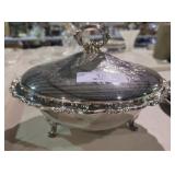 Ornate Silver Vintage Tableware
