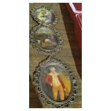 Vintage Brass Framed Photos