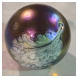 Ornate Glass Paperweight