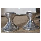 Sterling Silver Candle Holders