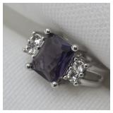 Estate Amethyst Dinner Ring