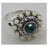 Estate Emerald Cocktail Ring