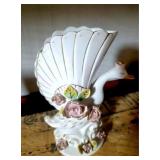 Japanese Porcelain Swan Bird Vase