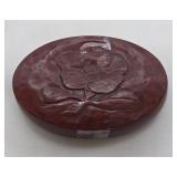 Wooden Trinket Box & Contents