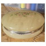 Genuine Alabaster Trinket Box