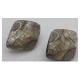 Vintage Mother of Pearl Earrings