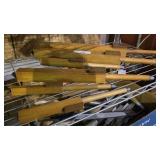 6 Wood Pipe Organ Pipes