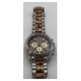 Geneve Platinum Tortoise Shell Watch