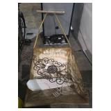 Ornate Metal & Vintage Wheelbarrow