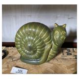 Ceramic Snail Figurine