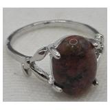 Picture Jasper Gemstone Ring