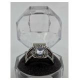 Beautiful White Sapphire Wedding Set