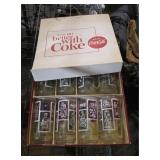 Vintage Coke Glass Set