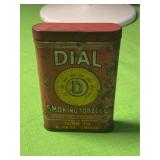 Dial Smoking Tobacco Tin
