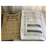 Gem Theatre, Huntingburg, IN, Posters