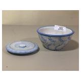 Blue & White Stoneware Bowl