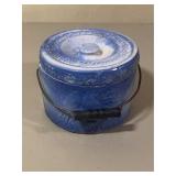 Blue & White Love Birds Small Pastry Box