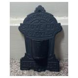 Cast Iron Double Match Holder