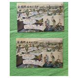 Yule Advertising Post Cards