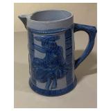 Blue and Gray Pitcher