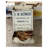 Blemker Advertising Hand Fan and Match Holder