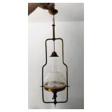 Antique Hanging Gas Light Fixture