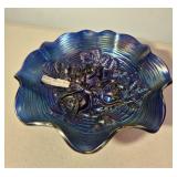 Northwood Rose Show Ruffled Bowl