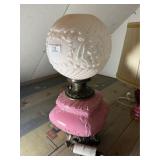 Antique Embossed Oil Lamp