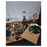 Antique Lamps & Lamp Parts