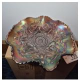 Carnival Glass Ftd. Dish