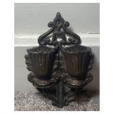 Cast Iron Double Match Holder