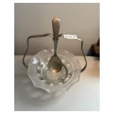 Condiment Jelly Jam Bowl with Serving Spoon
