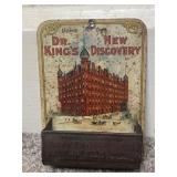Tin Advertising Match Holder