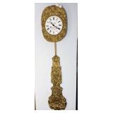 French Wag-on-The Wall Clock With Key