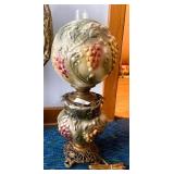 Antique Embossed Oil Lamp